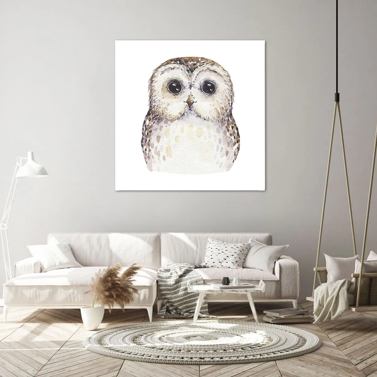 Obraz na płótnie - Spójrz mi w oczy - 50x50 cm