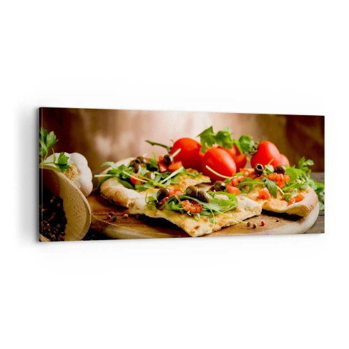 Obraz na płótnie - Prosto z pieca i z ogrodu - 100x40 cm