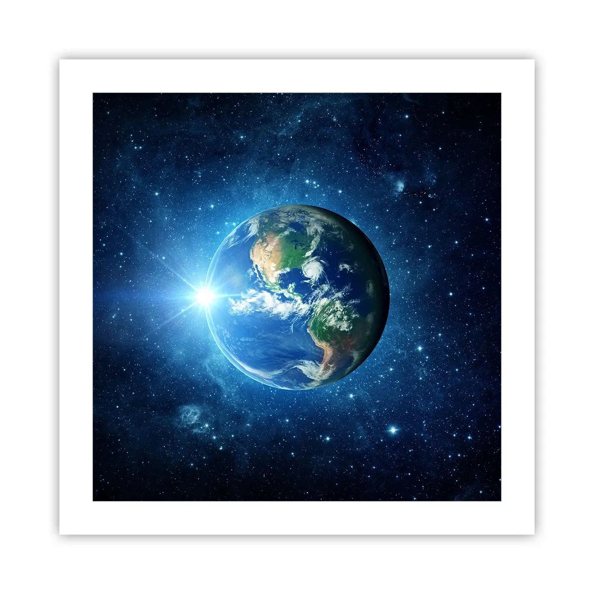 Plakat - Jesteśmy w niebie - 50x50 cm