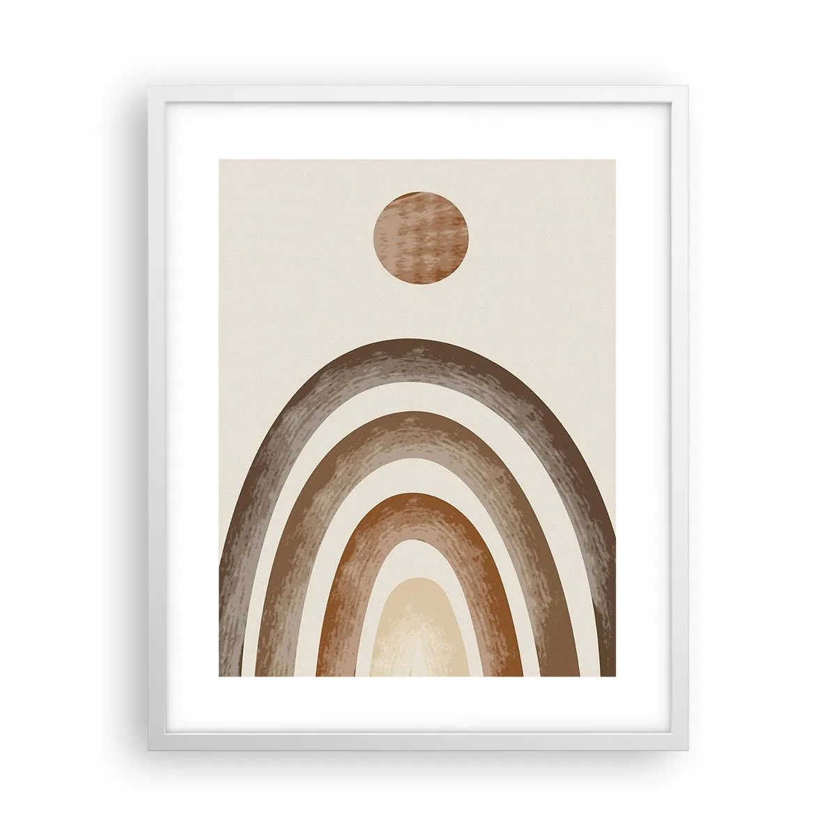 Plakat w białej ramie - W odległej galaktyce - 40x50 cm