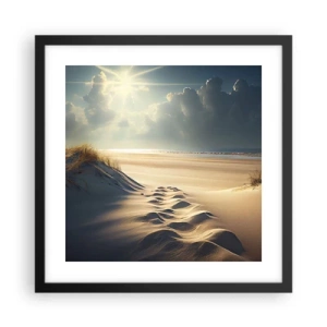 Plakat w czarnej ramie - Kojący pejzaż - 40x40 cm