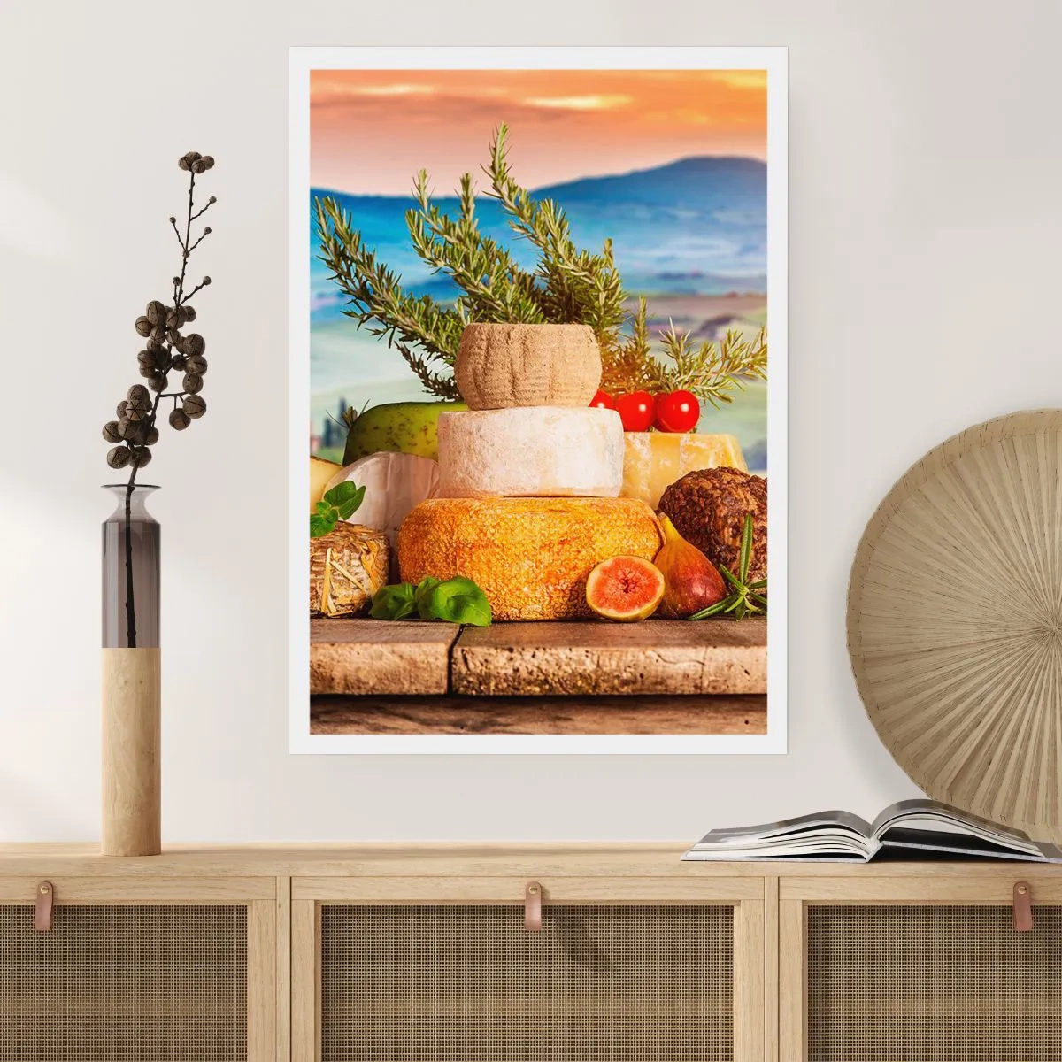 Plakat - Włoska radość życia - 30x40 cm