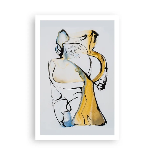 Plakat - Abstrakcja szklana - 61x91 cm