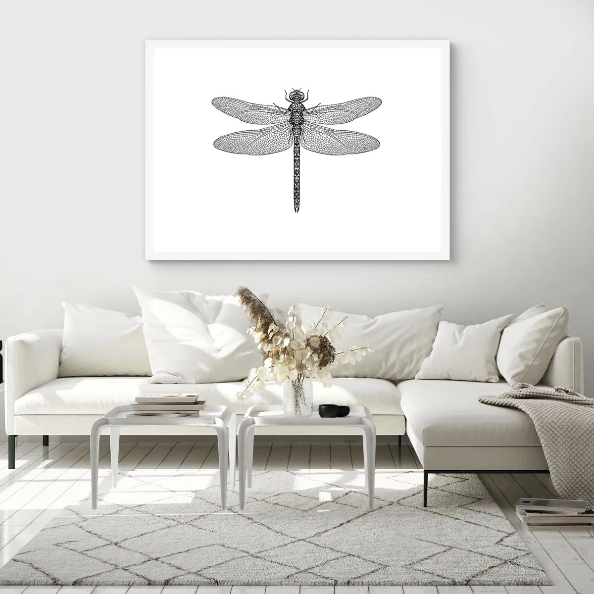 Plakat w białej ramie - Precyzja natury - 100x70 cm