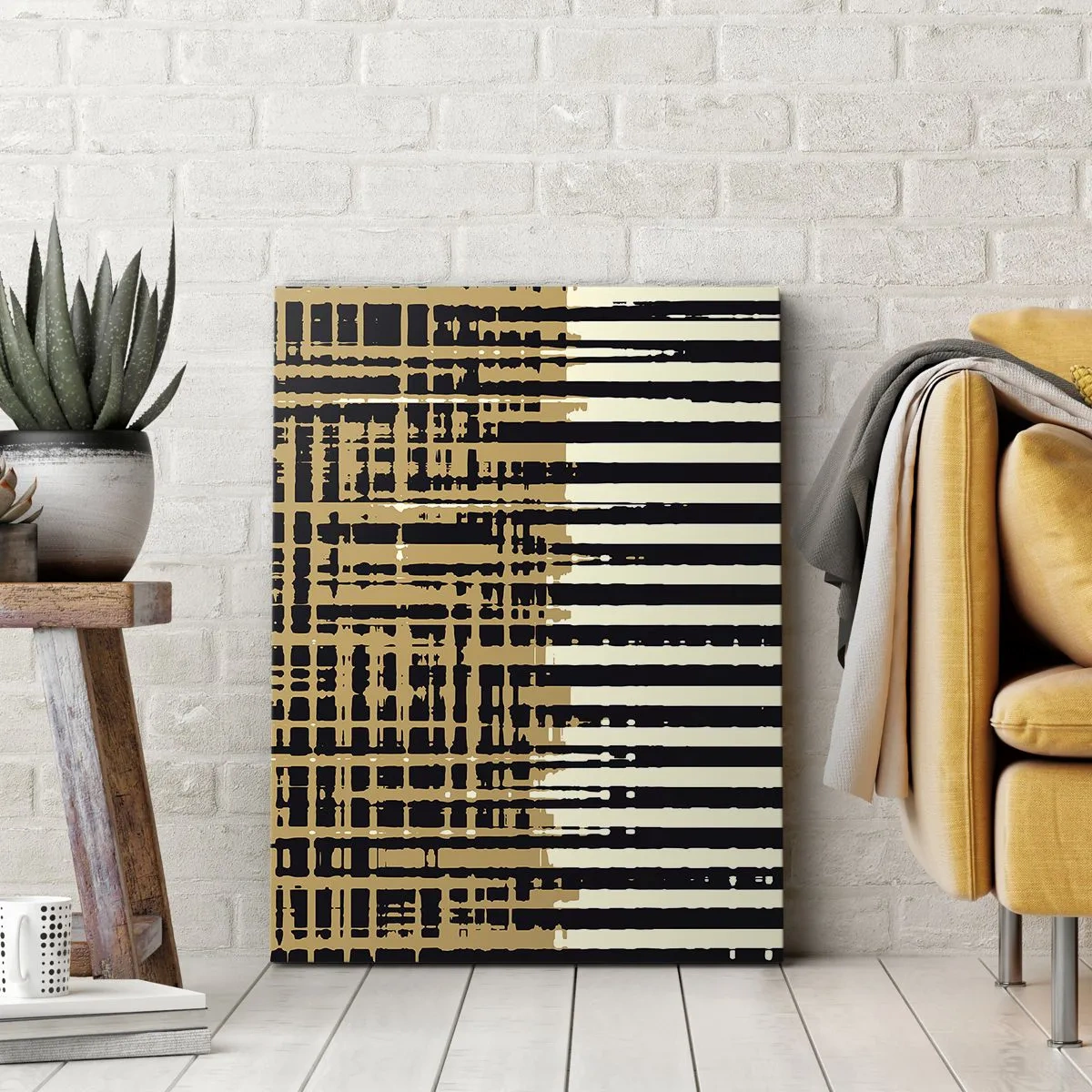 Obraz na płótnie - Architektoniczna abstrakcja - 55x100 cm