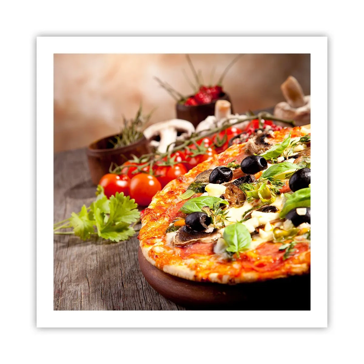 Plakat - Z tellurycznych ingrediencji - 60x60 cm