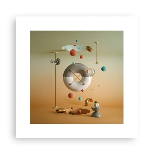 Plakat - Wszystko się zdarzyć może - 30x30 cm