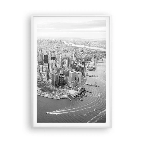 Plakat w białej ramie - Jak nie pokochać? - 70x100 cm