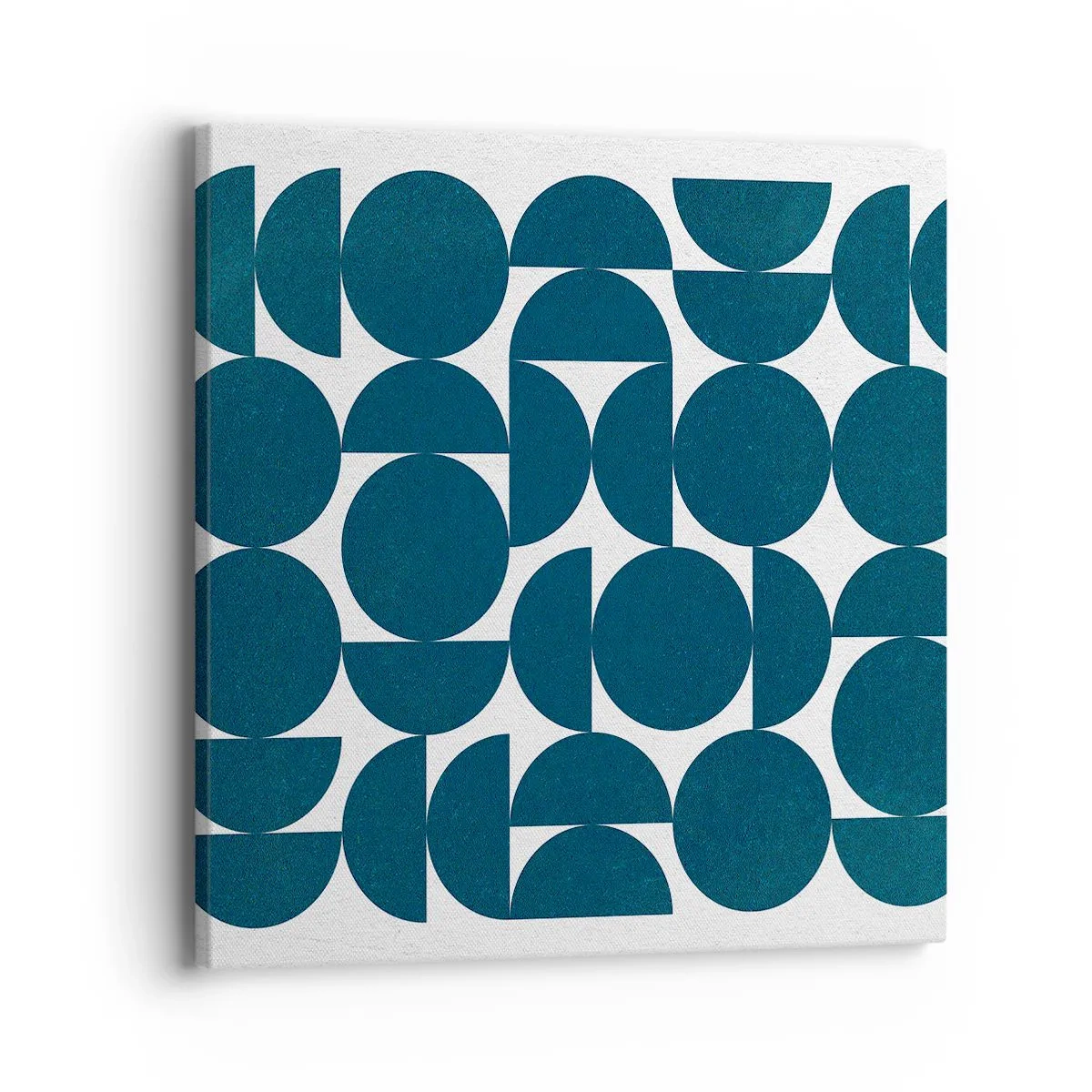 Obraz na płótnie - Koła i półkola - 40x40 cm