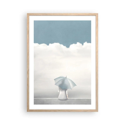 Plakat w ramie jasny dąb - Na krawędzi jawy i marzenia - 50x70 cm