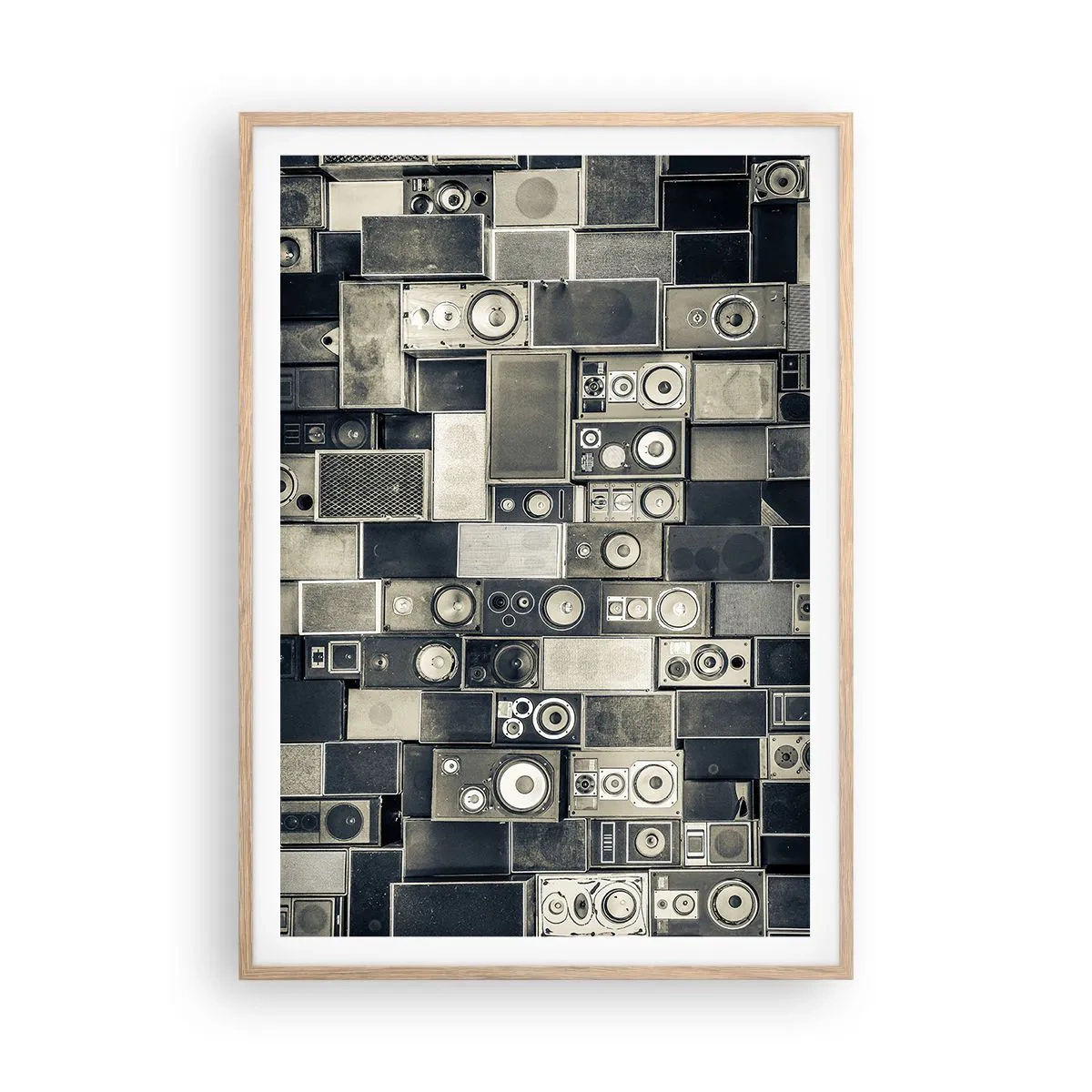 Plakat w ramie jasny dąb - I wszystko gra - 70x100 cm