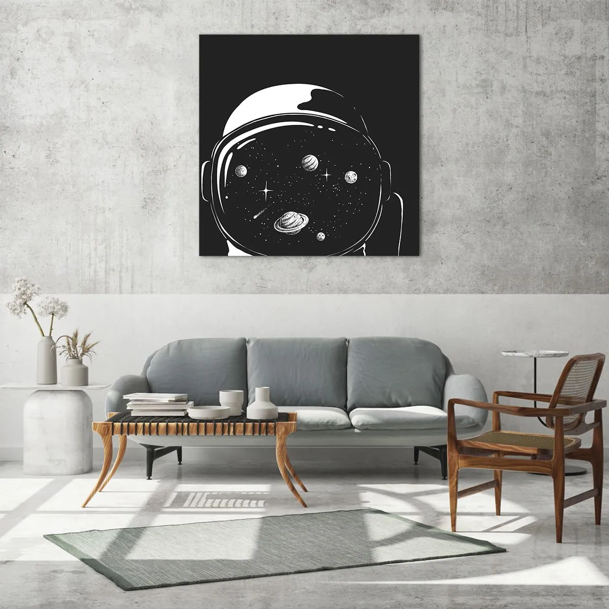 Obraz na szkle - Niezły widok - 70x70 cm