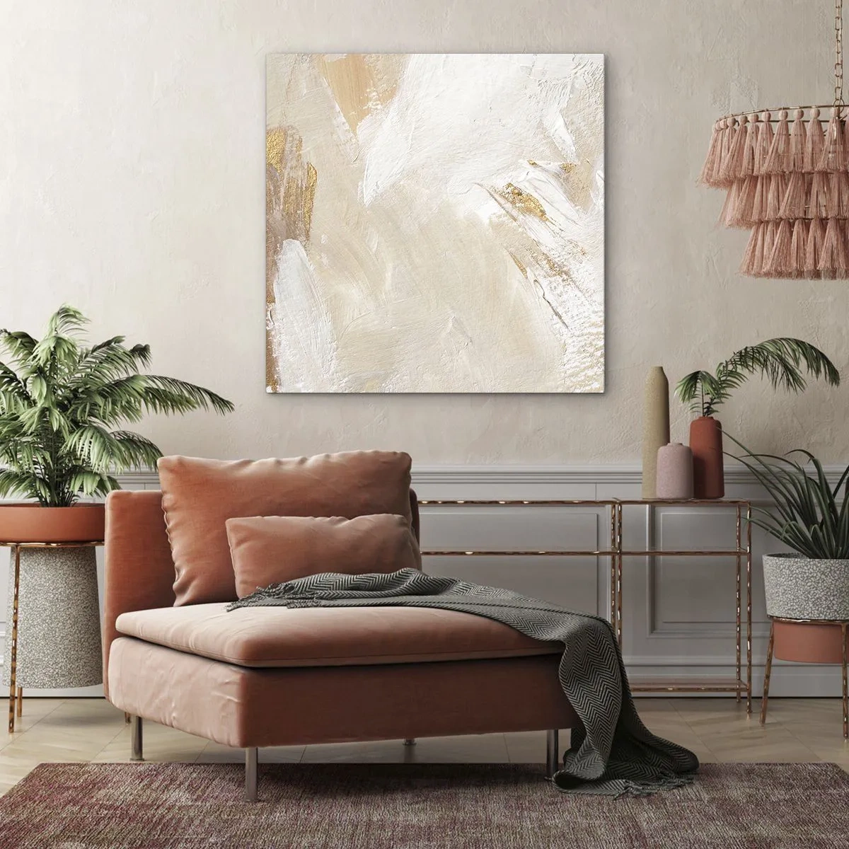 Obraz na płótnie - Pastelowa kompozycja - 60x60 cm