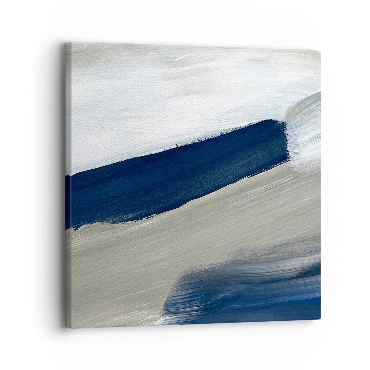 Obraz na płótnie - Spotkanie z bielą - 30x30 cm