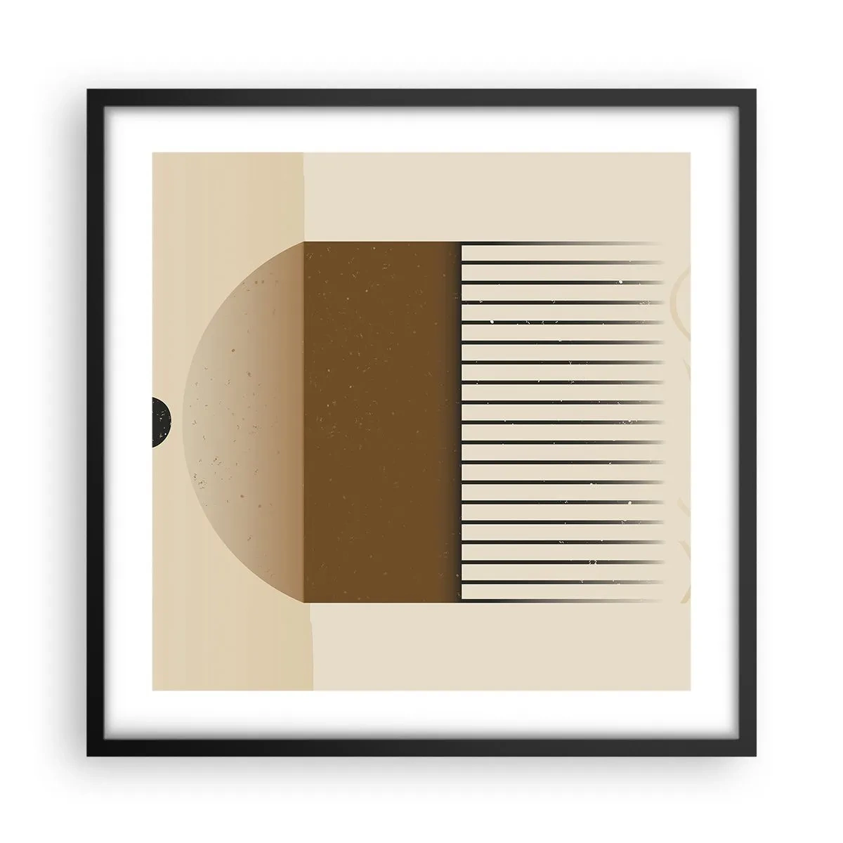 Plakat w czarnej ramie - Różne stany - 50x50 cm