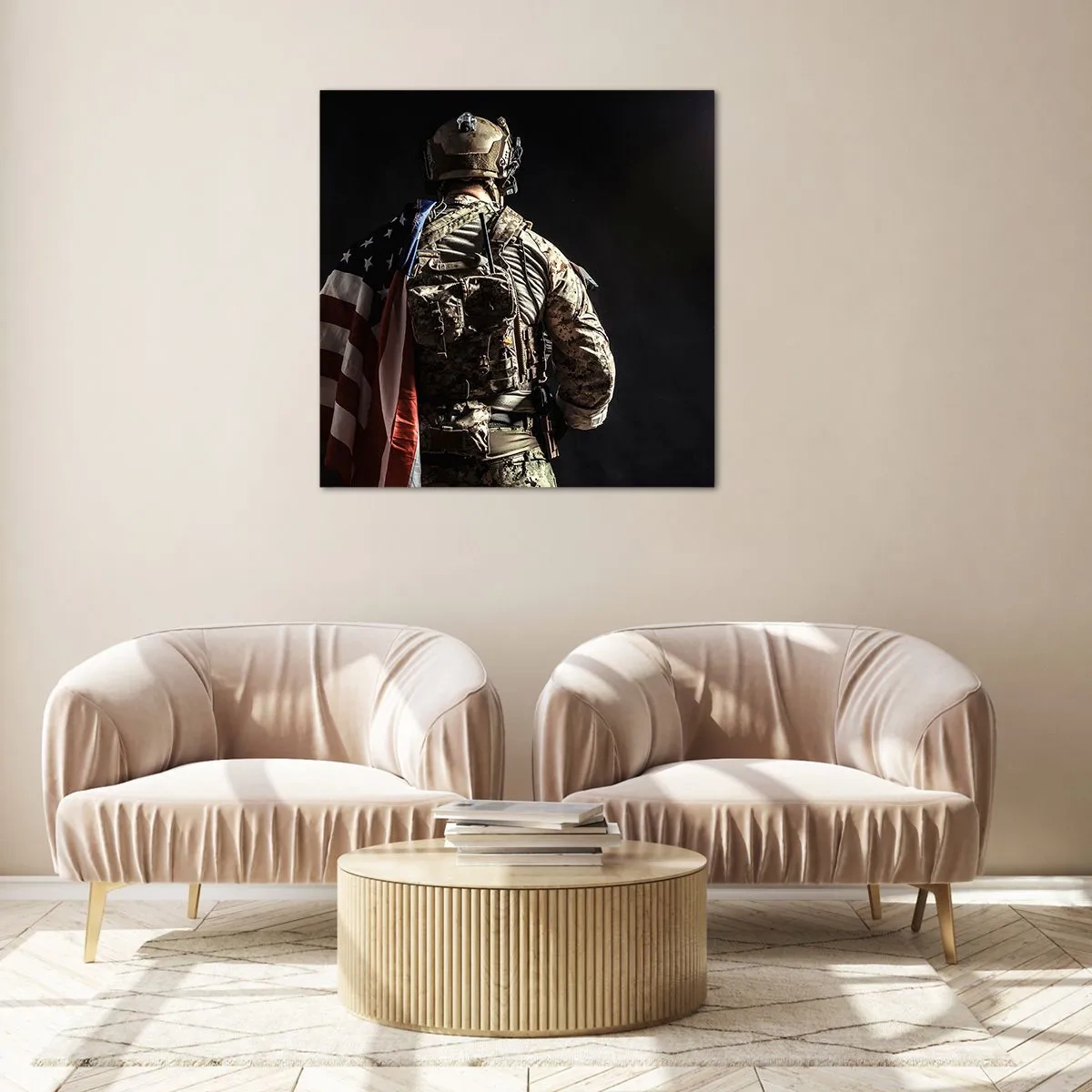 Obraz na szkle - Właśnie dlatego - 70x70 cm