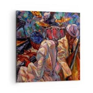 Obraz na płótnie - W jednym rytmie - 50x50 cm