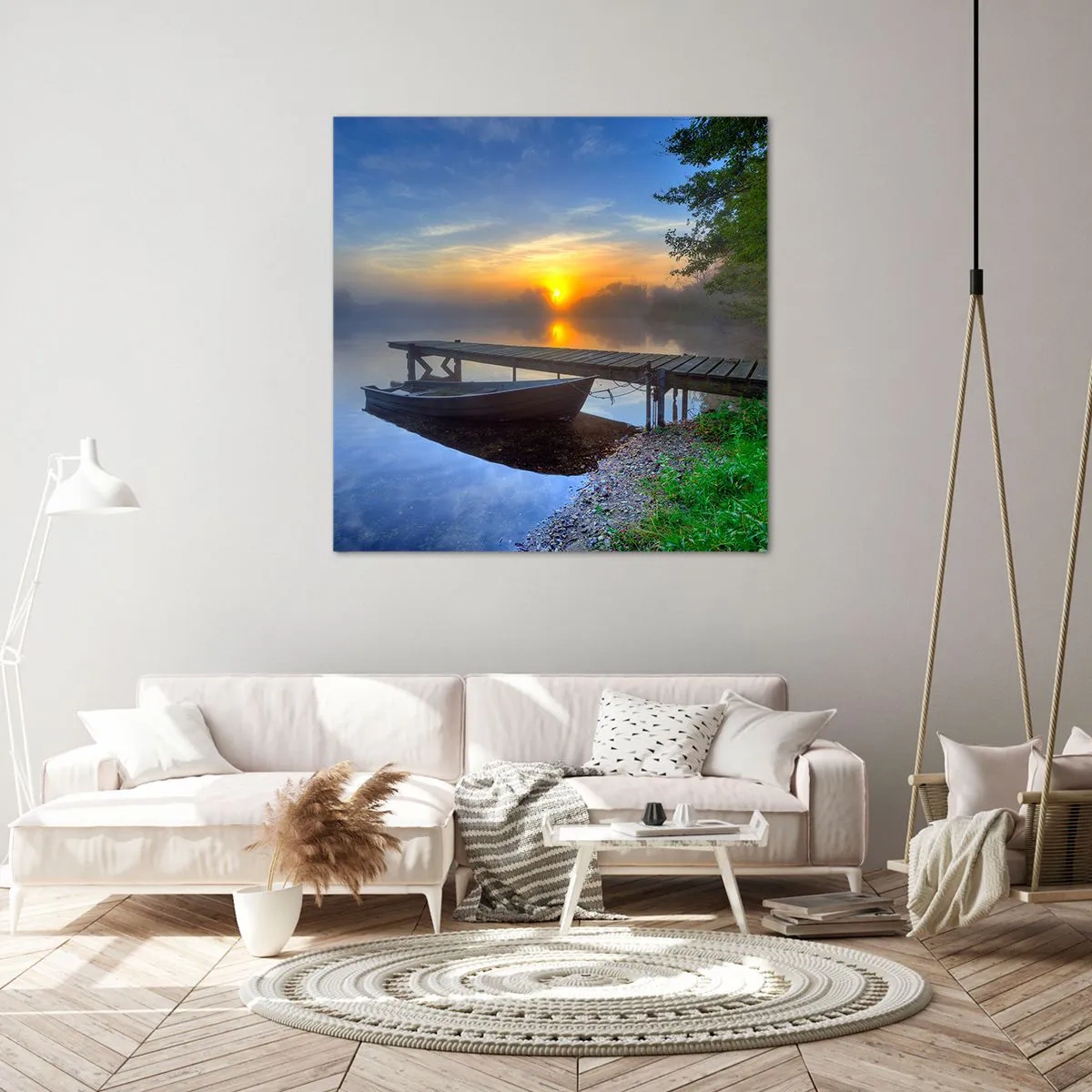 Obraz na płótnie - Jak zwyczajne zamienia się w magiczne - 50x50 cm