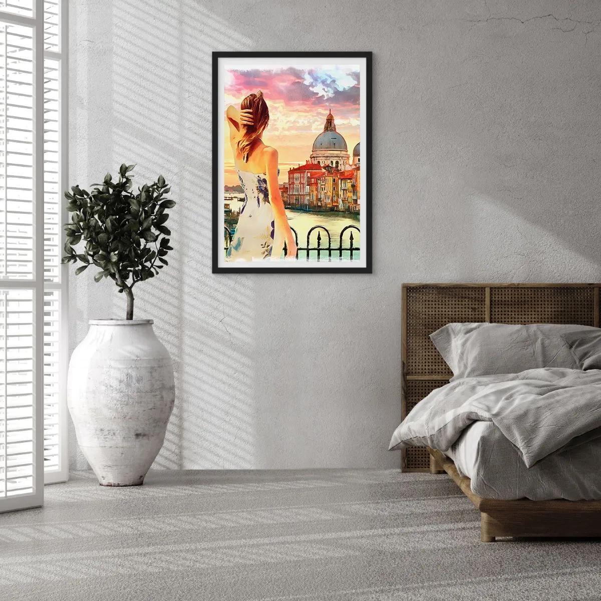 Plakat w czarnej ramie - Jak przygoda to tylko w … - 40x50 cm