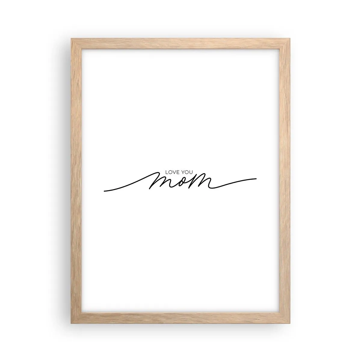 Plakat w ramie jasny dąb - Wielkie wzruszenie - 30x40 cm