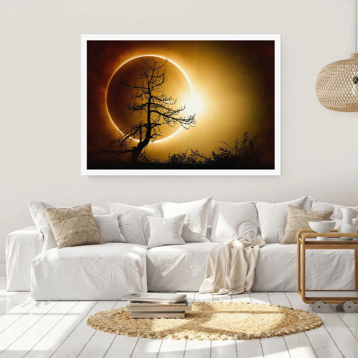 Plakat - Całkowite zaćmienie - 70x50 cm