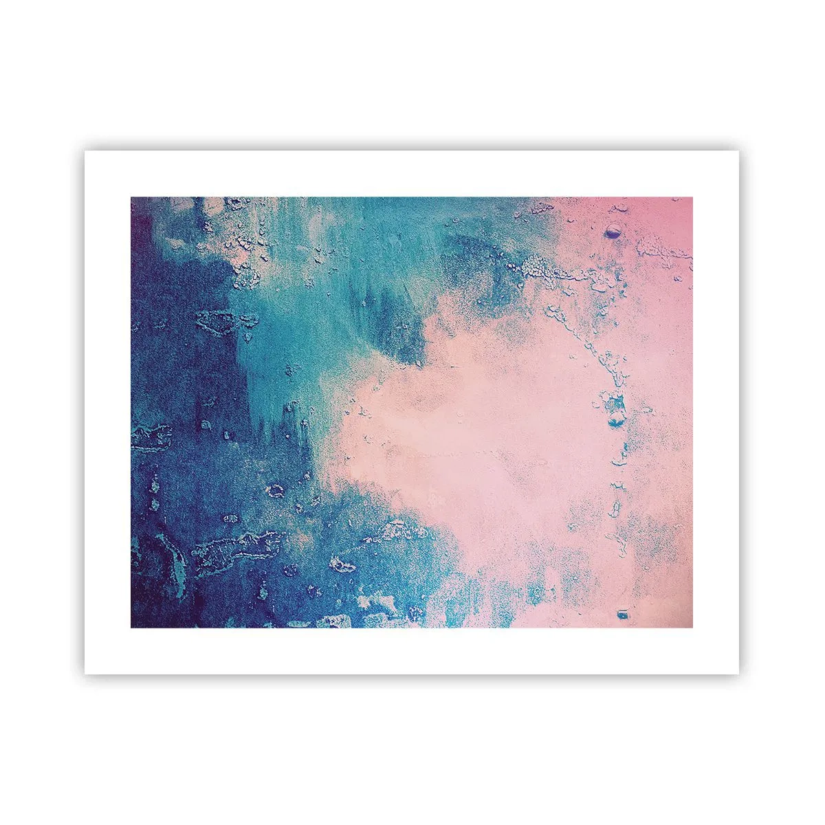 Plakat - Błękitne objęcia - 50x40 cm