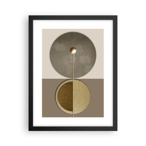 Plakat w czarnej ramie - Doskonała równowaga - 30x40 cm