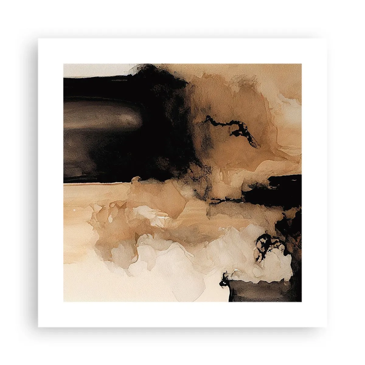 Plakat - Abstrakcja intrygująca - 40x40 cm