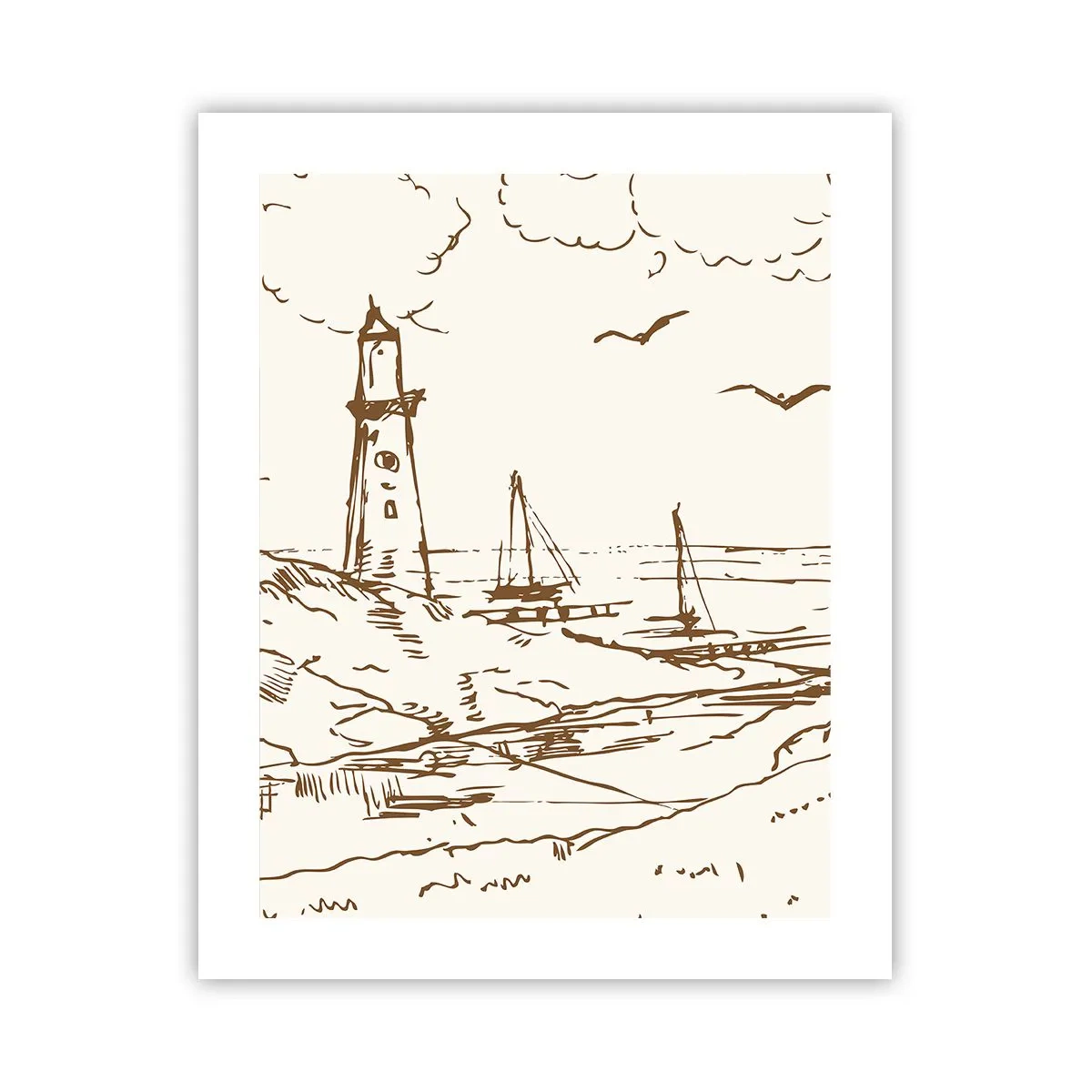 Plakat - Zarys wspomnienia lata - 40x50 cm