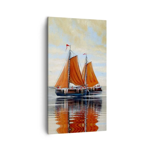 Obraz na płótnie - Hej, żeglujże, żeglarzu… - 45x80 cm