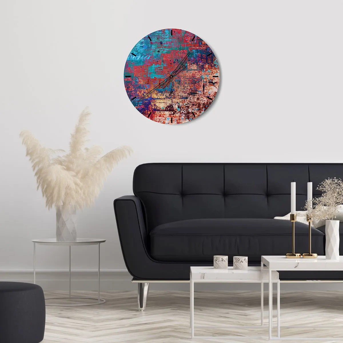 Zegar ścienny - Pamięć i niepamięć - 40x40 cm