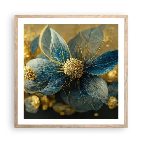 Plakat w ramie jasny dąb - Zakwitnąć złotem - 60x60 cm