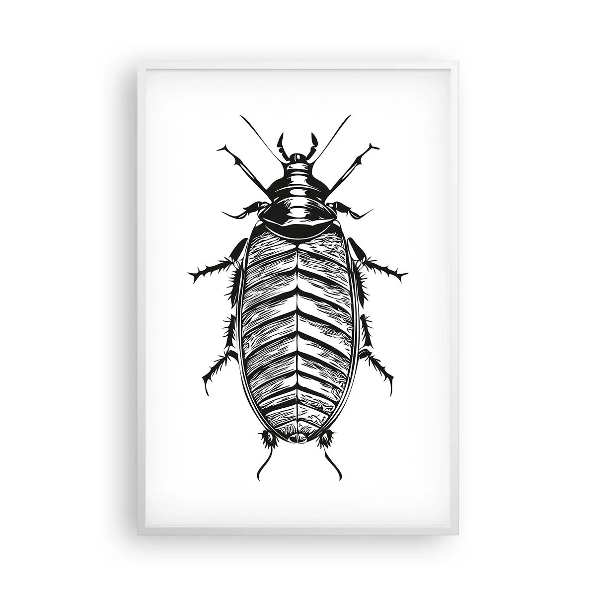 Plakat w białej ramie - Co za okaz! - 61x91 cm