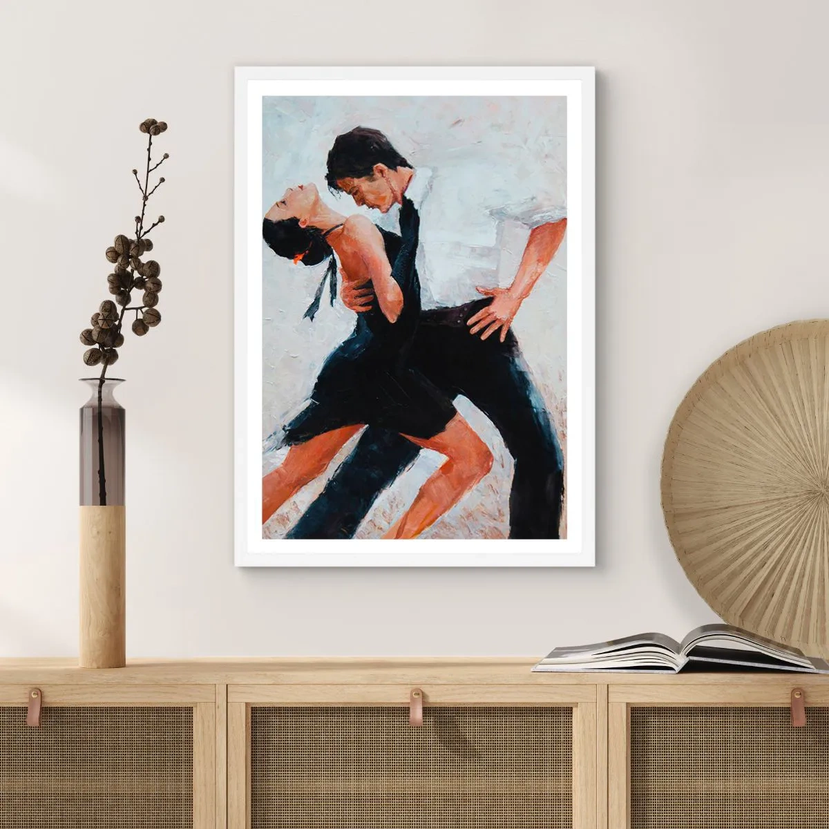 Plakat w białej ramie - Tango mych marzeń i snów - 50x70 cm