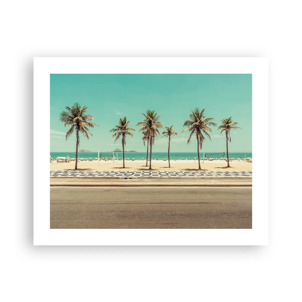 Plakat - Na straży plaży - 50x40 cm