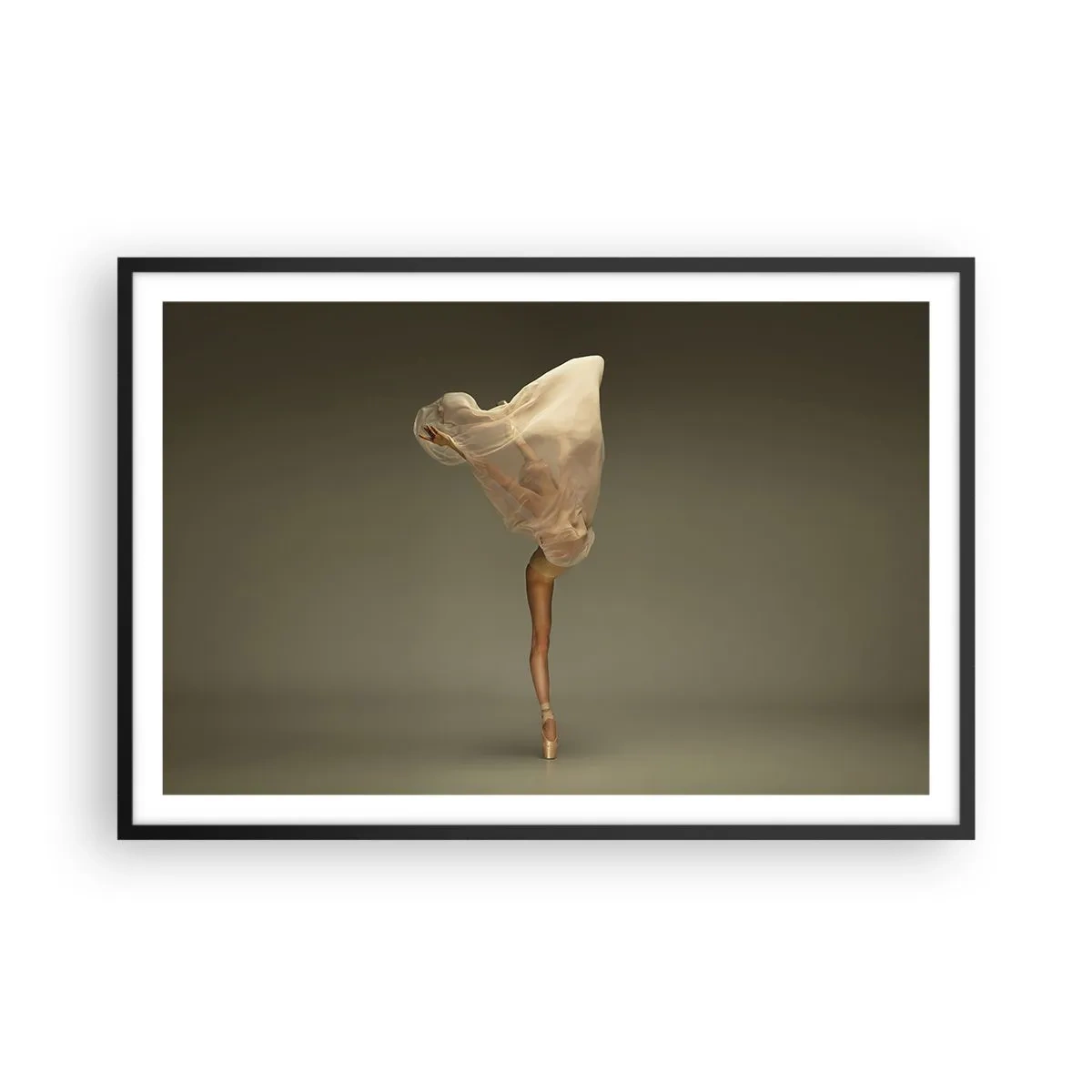 Plakat w czarnej ramie - Zaraz wzleci - 91x61 cm