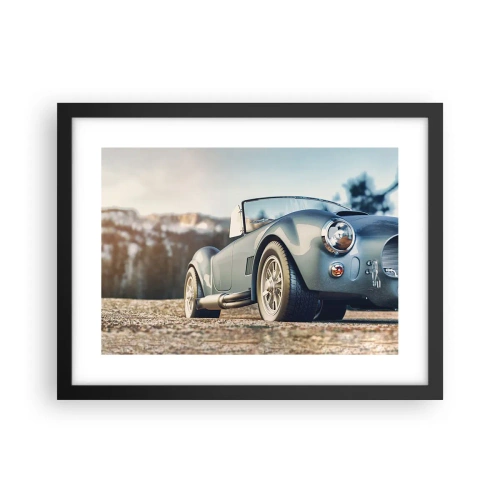 Plakat w czarnej ramie - Bo liczy się styl - 40x30 cm