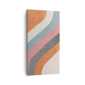 Obraz na płótnie - Kompozycja diagonalna – ruch - 55x100 cm