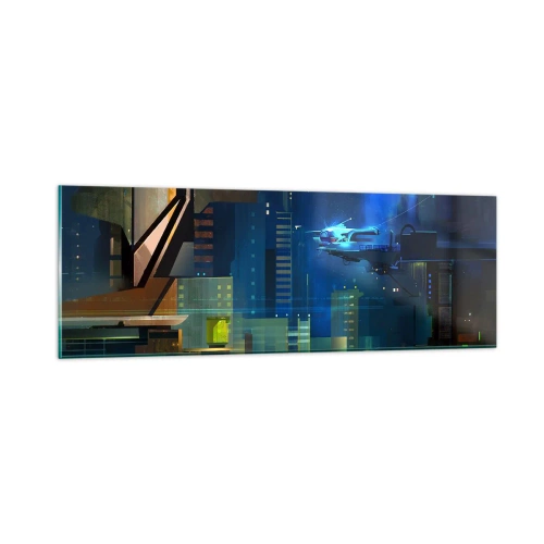 Obraz na szkle - W niedalekiej przyszłości - 90x30 cm
