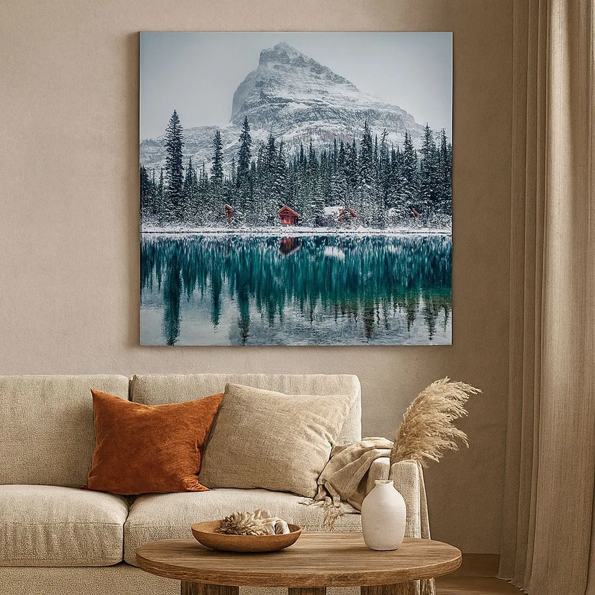 Obraz na płótnie - Kanadyjskie zacisze - 30x30 cm