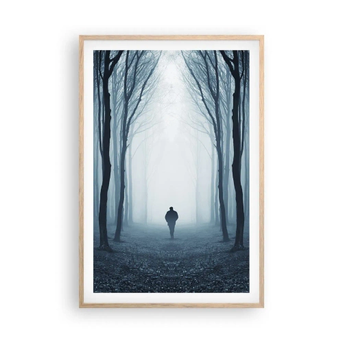 Plakat w ramie jasny dąb - I wszystko proste i jasne - 61x91 cm