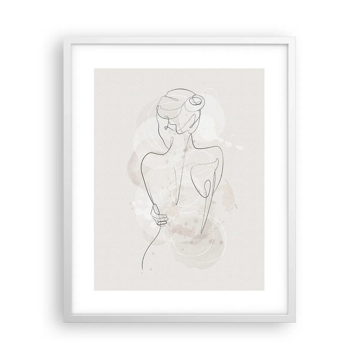 Plakat w białej ramie - Jak czuły instrument - 40x50 cm