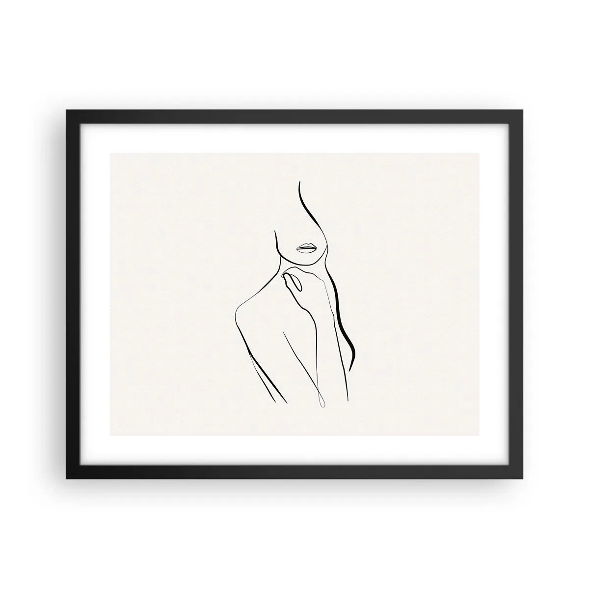 Plakat w czarnej ramie - Fala melancholii - 50x40 cm