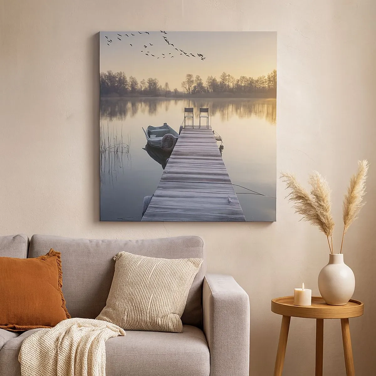 Obraz na płótnie - Wrócę za jakiś czas - 30x30 cm