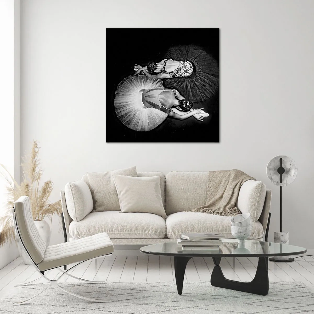 Obraz na szkle - Jin i jang – idealna równowaga - 70x70 cm