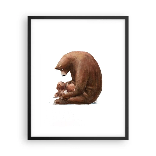 Plakat w czarnej ramie - Słodkich snów, dzieciaki - 40x50 cm
