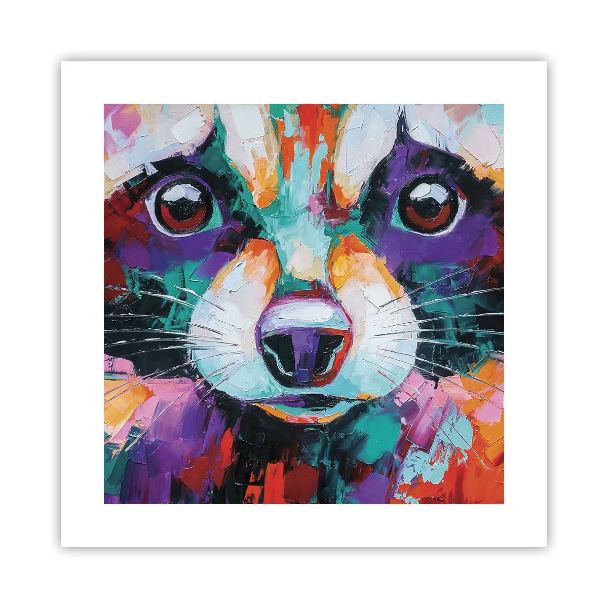 Plakat - Tylko dobre emocje - 40x40 cm