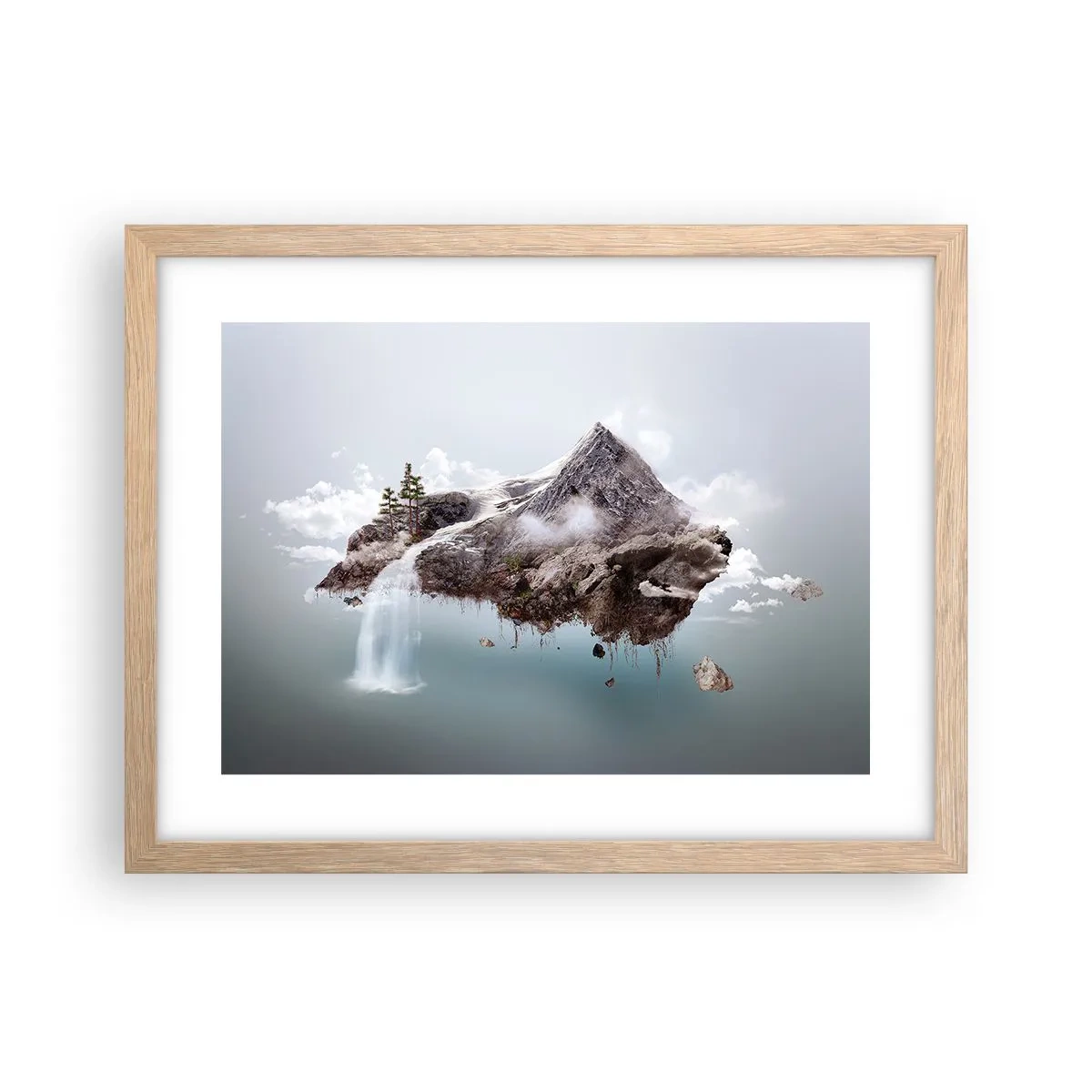 Plakat w ramie jasny dąb - Okiem surrealisty - 40x30 cm