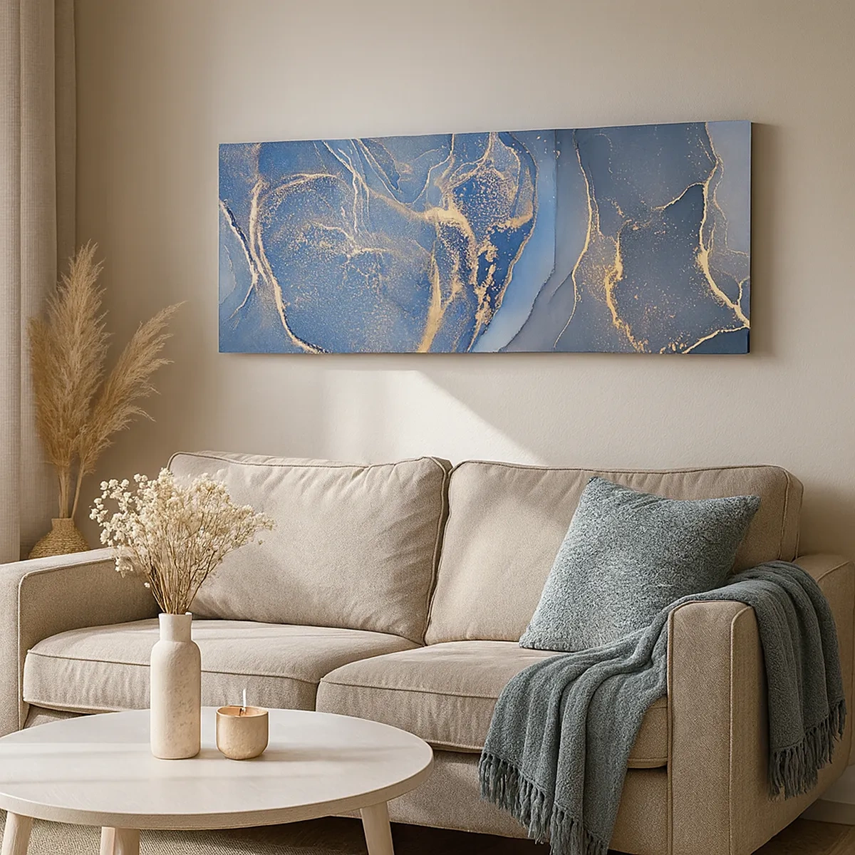 Obraz na płótnie - Złoty pył - 30x30 cm