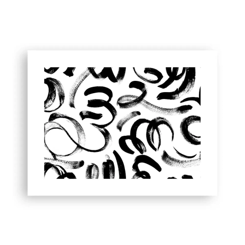 Plakat - Czarno na białym - 40x30 cm